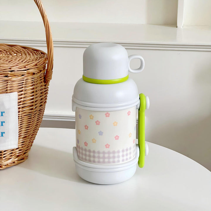 Ladies Insulated Floral Pattern Thermos Bottle Stornfield