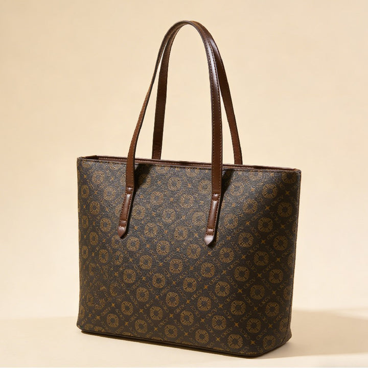 Elegant Monogrammed Tote Handbag