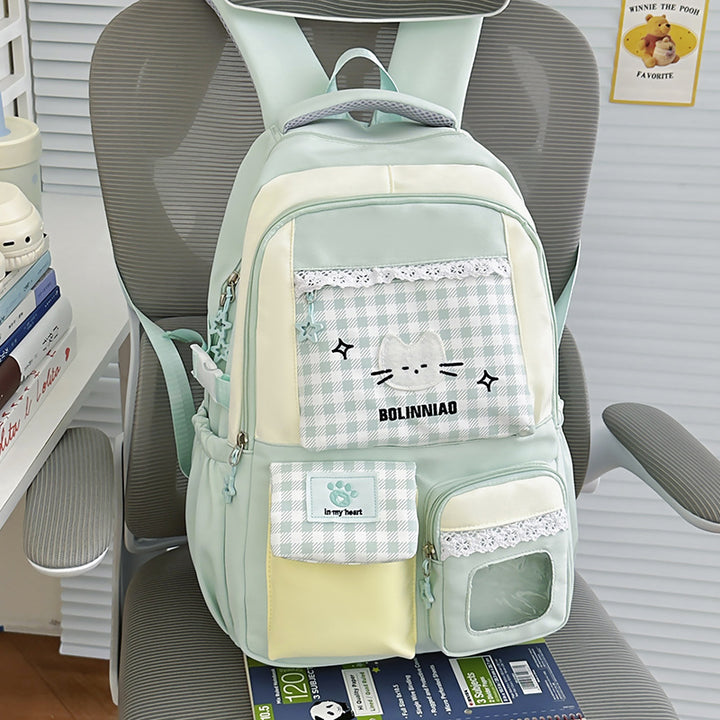 Cute Cartoon Cat-Themed Backpack Stornfield