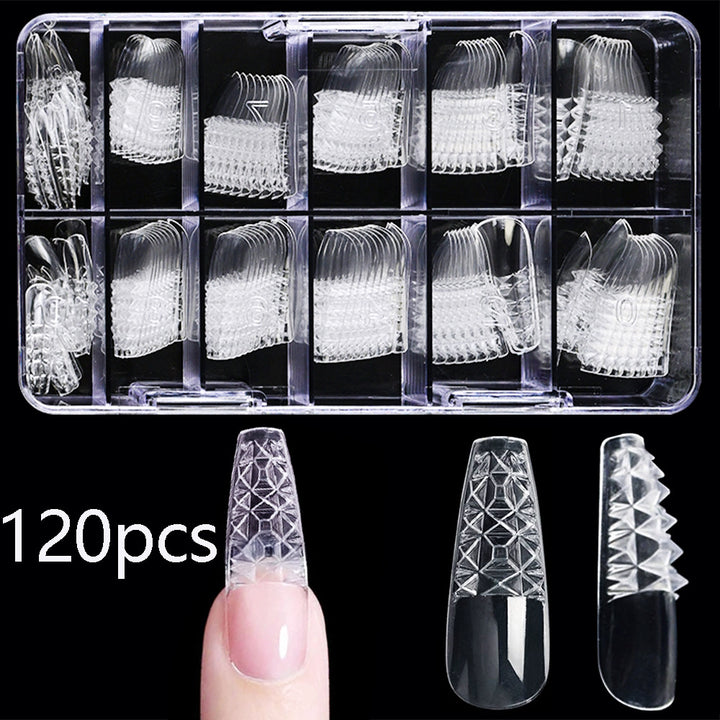 Premium Clear Nail Extension Tips Stornfield