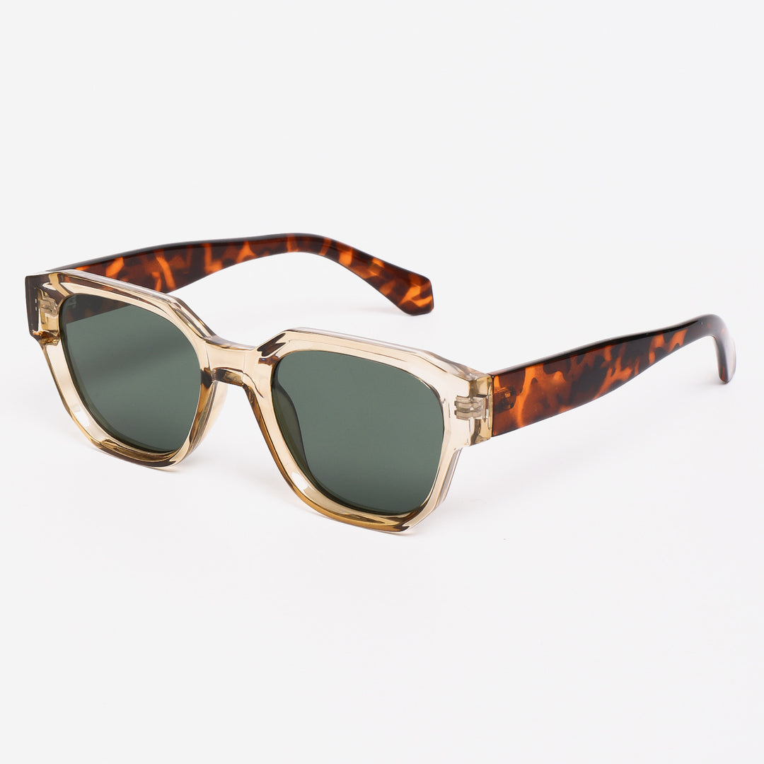 Ladies sunglasses in an unusual hexagonal frame with UV protection Stornfield