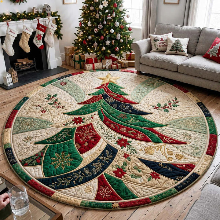 Round Christmas Tree Carpet
