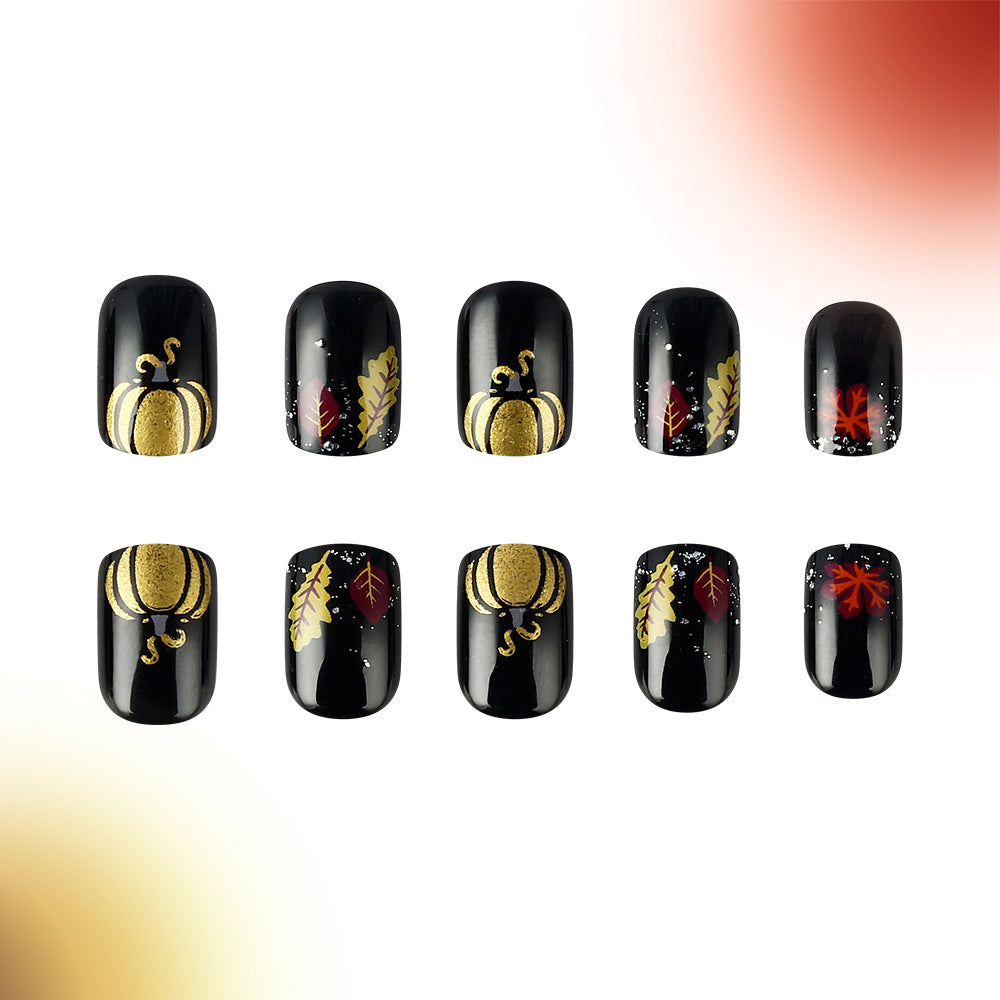 Festive Autumn Nail Art Design Stornfield