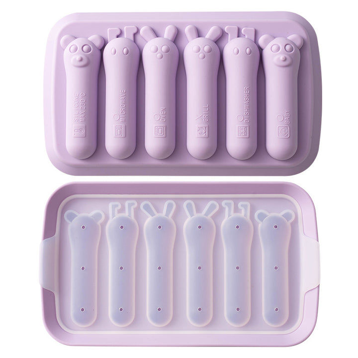 Silicone ice cube mold with animal motifs Stornfield