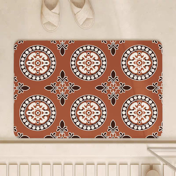 Artistic Mosaic Bath Mat