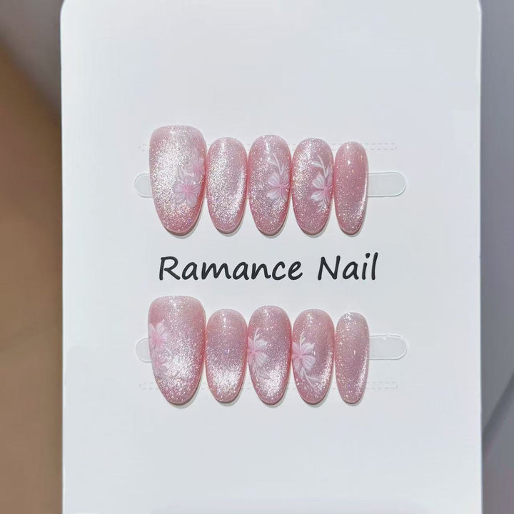 Floral Design Press-On Nail Set Stornfield