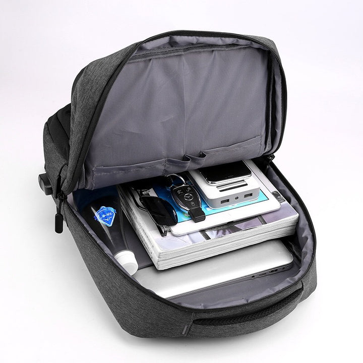 Modern business backpack with USB charging port Stornfield