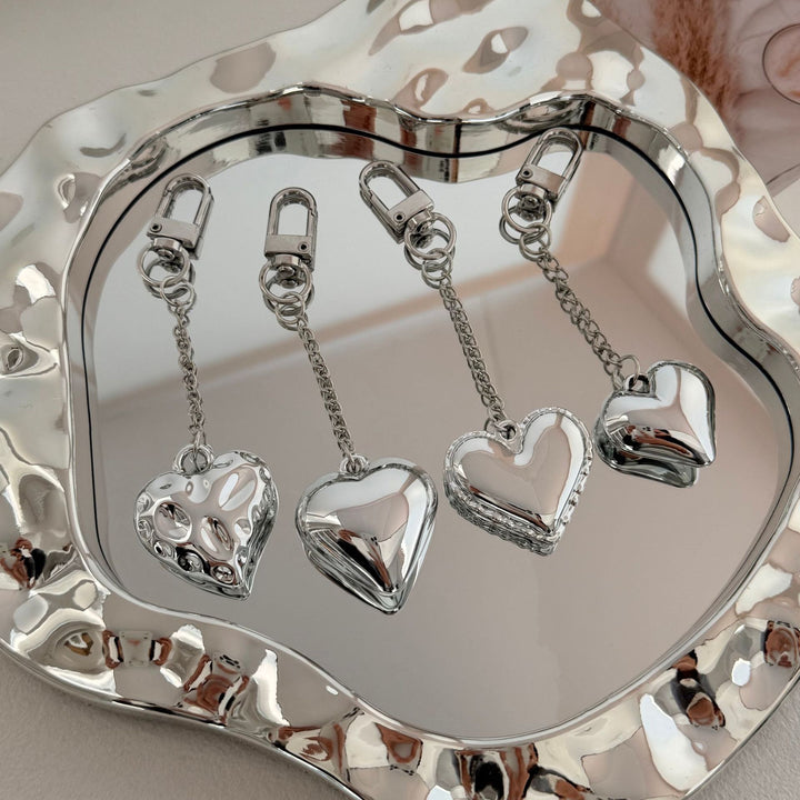 Heart-Shaped Metal Keychain Stornfield
