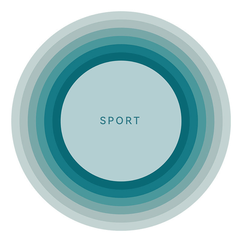 Abstract Sports-Themed Area Mat Stornfield