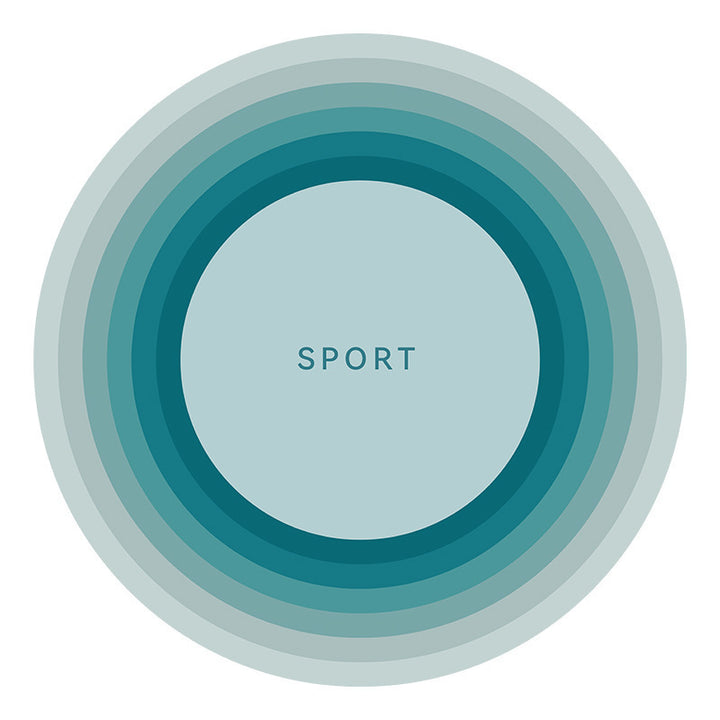 Abstract Sports-Themed Area Mat Stornfield