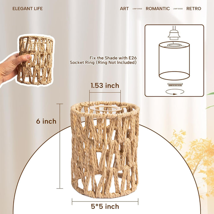 Decorative lampshade with modern design Stornfield