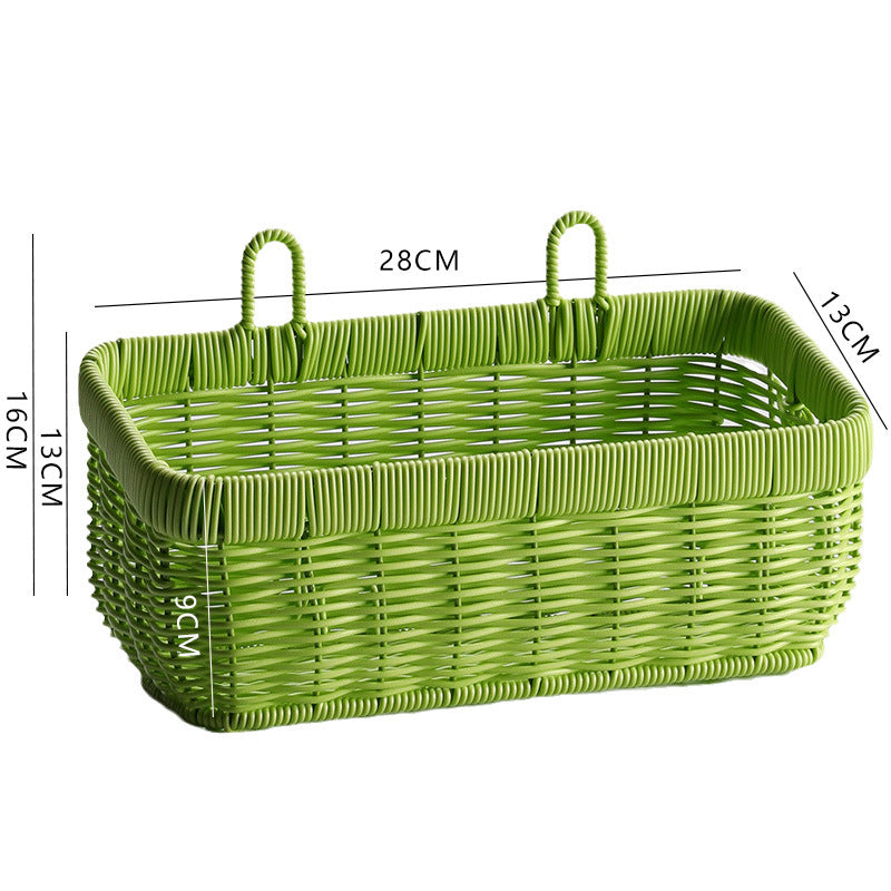 Handwoven Multi-Compartment Storage Basket Stornfield
