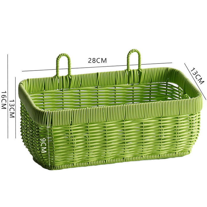Handwoven Multi-Compartment Storage Basket Stornfield