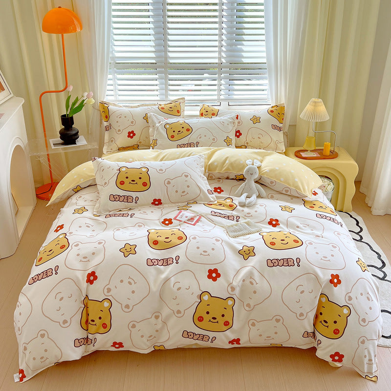 Modern Graphic Print Bedding Set