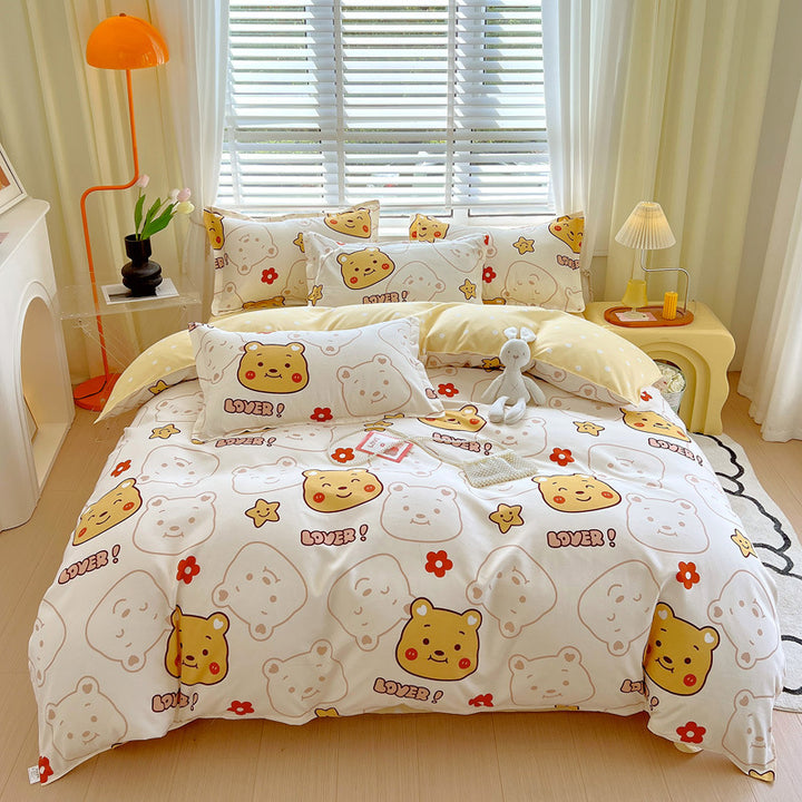 Modern Graphic Print Bedding Set