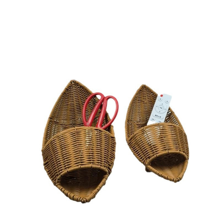 Decorative Woven Boat-Shaped Basket Stornfield