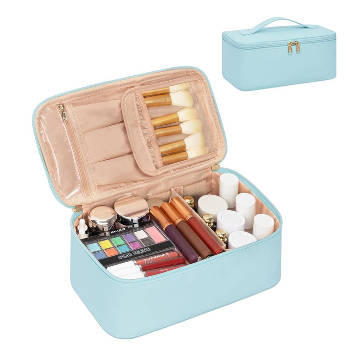Cosmetic Organizer with Compartments and Mirror Stornfield