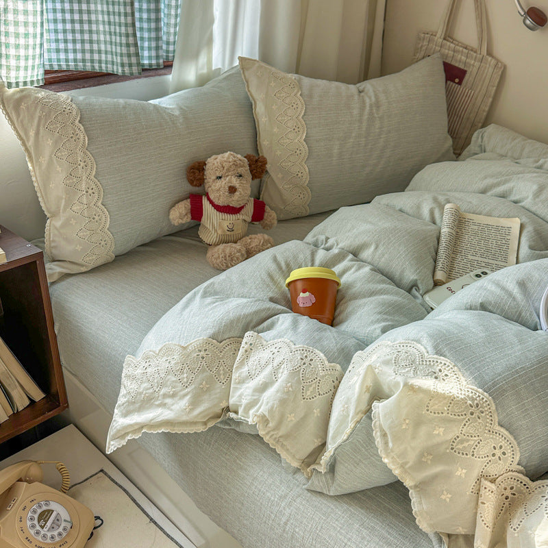 Elegant Embroidered Bedding Set