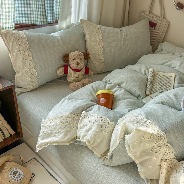 Elegant Embroidered Bedding Set