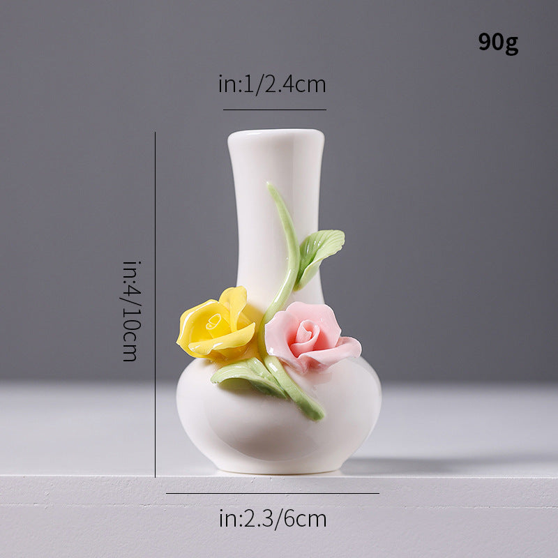 Floral Ceramic Vase