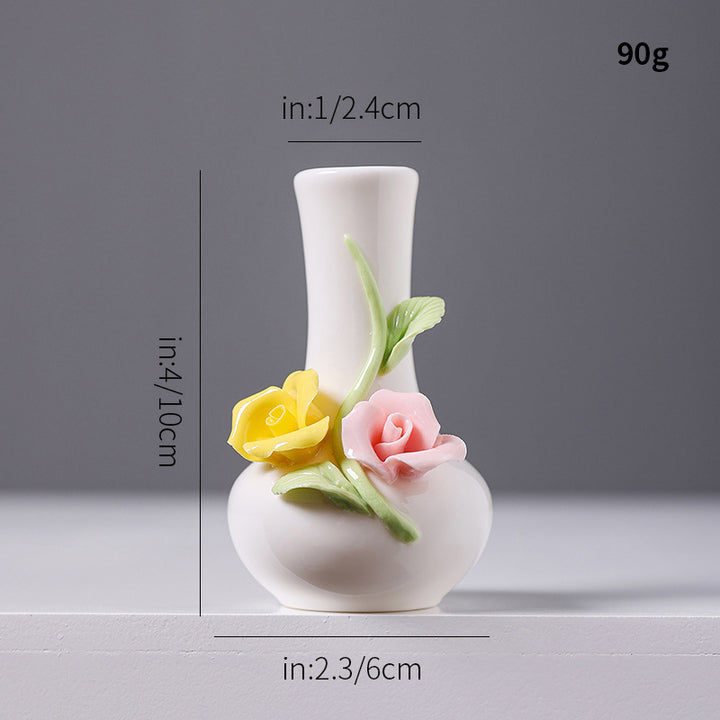 Floral Ceramic Vase