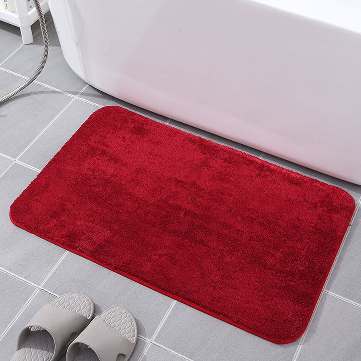 Plush Bathroom Floor Mat