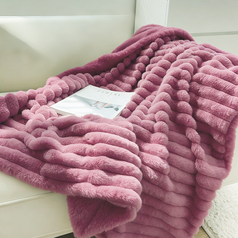 Women Super Soft Plush Blanket with 3D Structure Stornfield