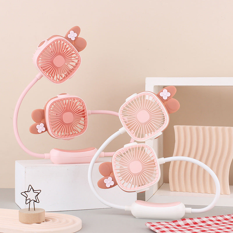 Women's Portable Neck Fan with Flexible Mounting System Stornfield