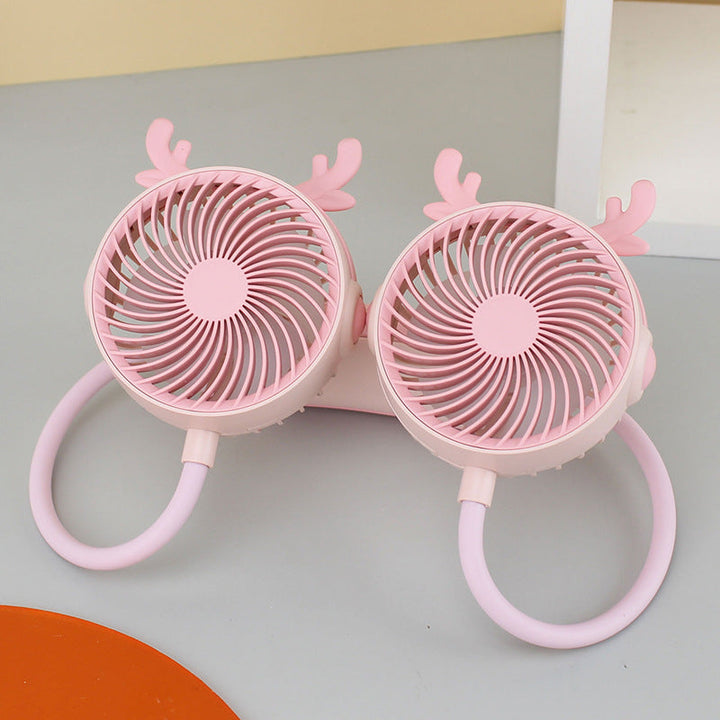 Ladies Portable Neck Fan with Dual Fan Stornfield