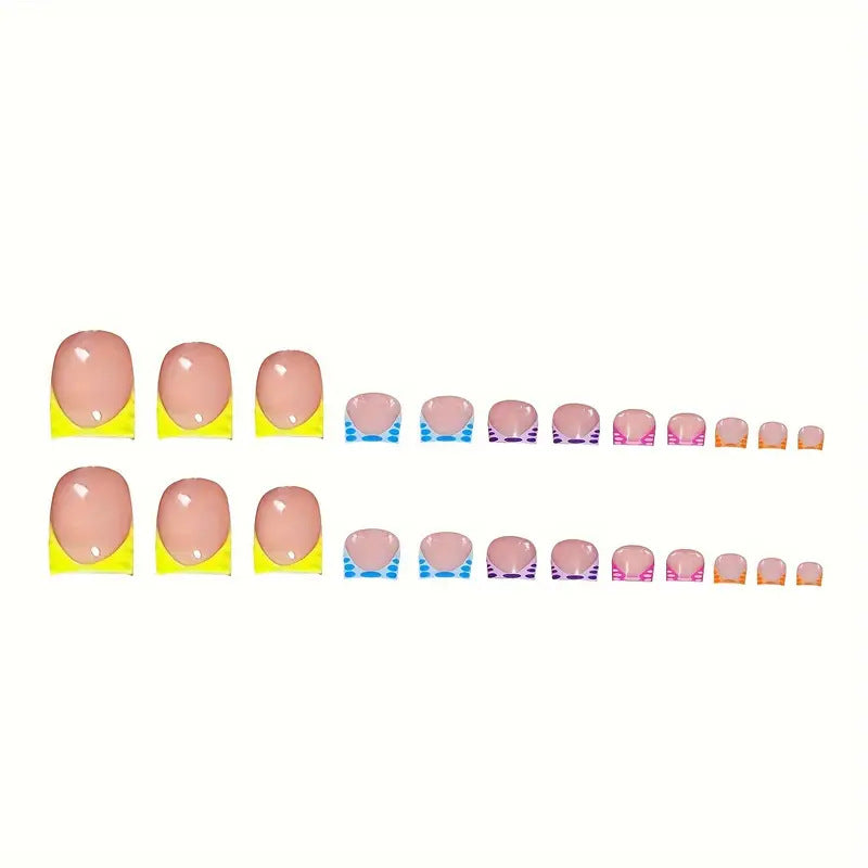 Trendy Decorative Press-On Nail Art Stornfield
