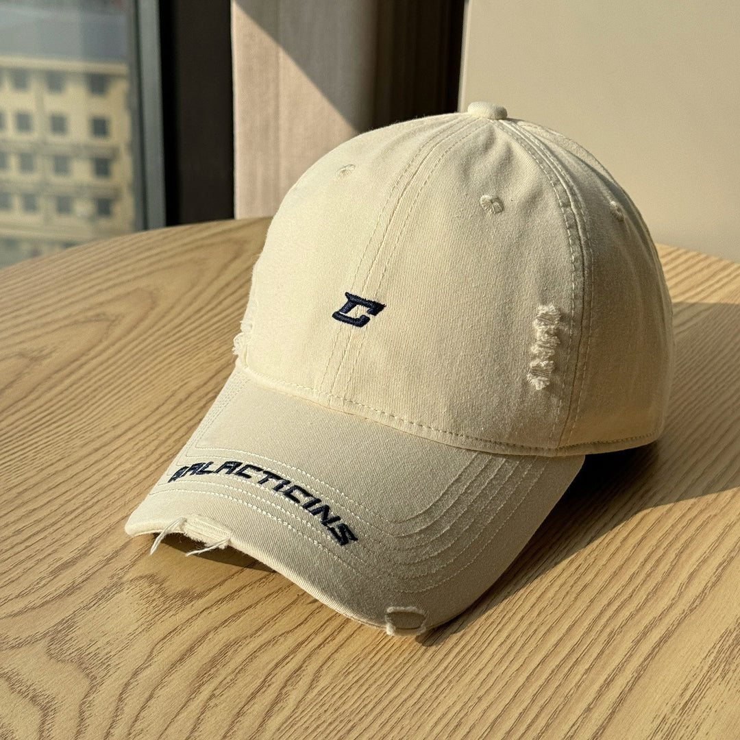 Men's Distressed Denim Baseball Cap Stornfield