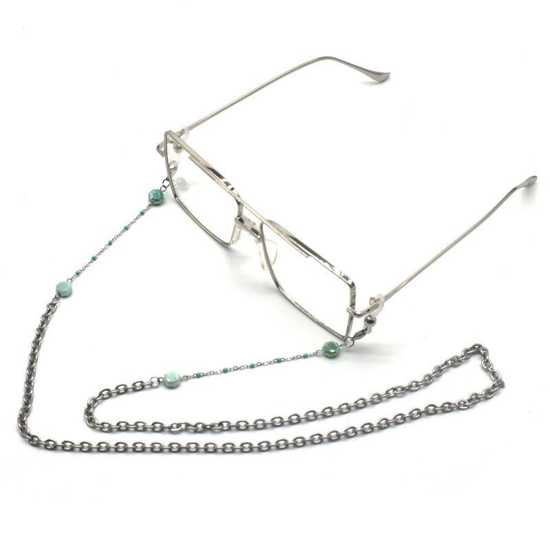 Decorative Chain Necklace with Beaded Accents Stornfield