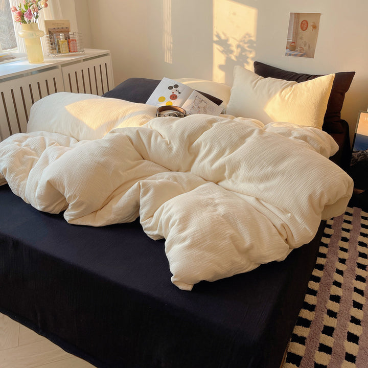 Ultra Soft Textured Duvet Cover Set