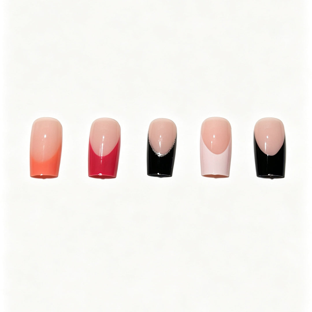 Gradient French Tip Press-On Nail Set Stornfield