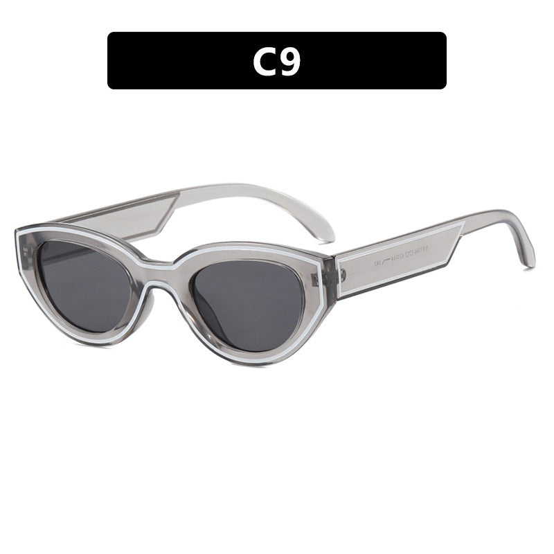 Women Cat-Eye Sunglasses with sturdy transparent frame and protective UV filter Stornfield