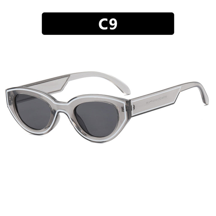 Women Cat-Eye Sunglasses with sturdy transparent frame and protective UV filter Stornfield
