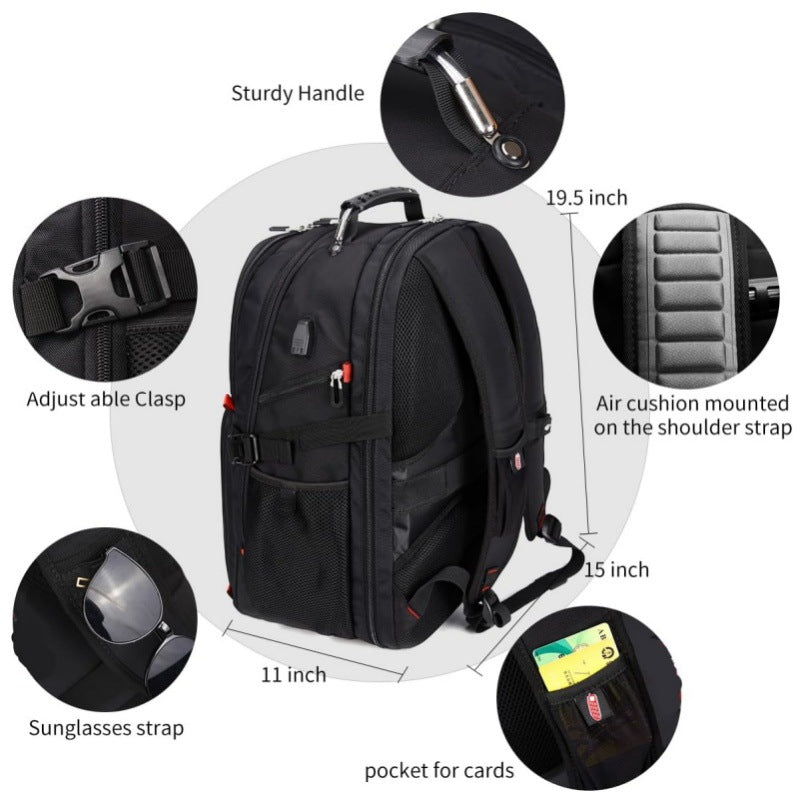 Ergonomic Laptop Backpack with Versatile Compartments and Padded Back Stornfield