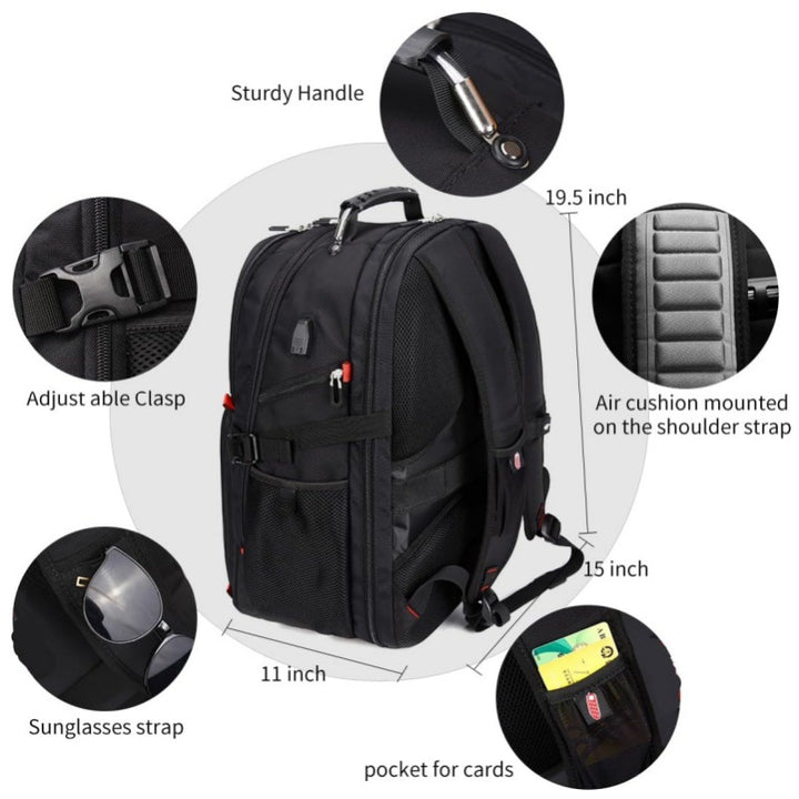 Ergonomic Laptop Backpack with Versatile Compartments and Padded Back Stornfield