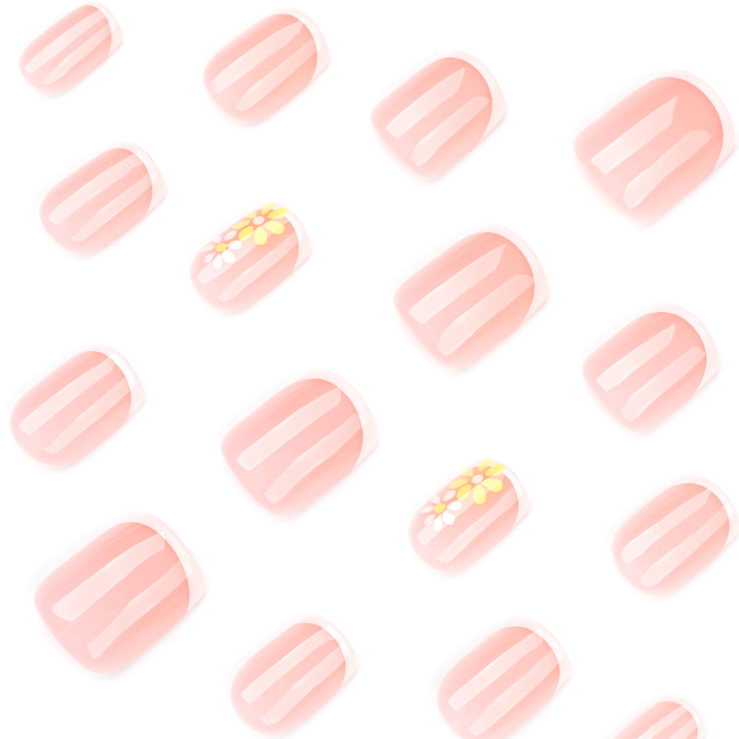 Elegant and creative nail art with floral accents Stornfield