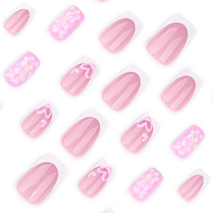 Premium Nail Design with Floral Motifs Stornfield