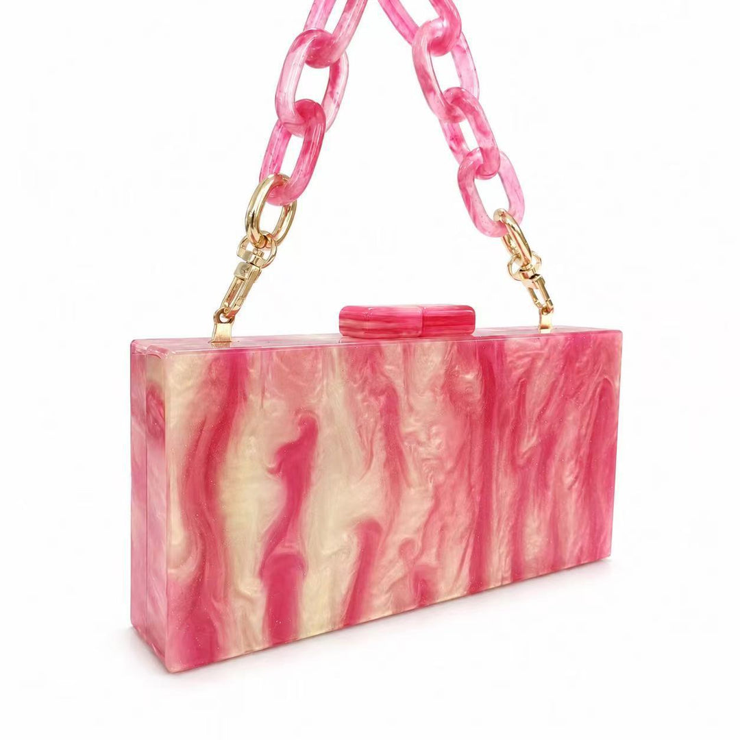 Artistic Acrylic Clutch