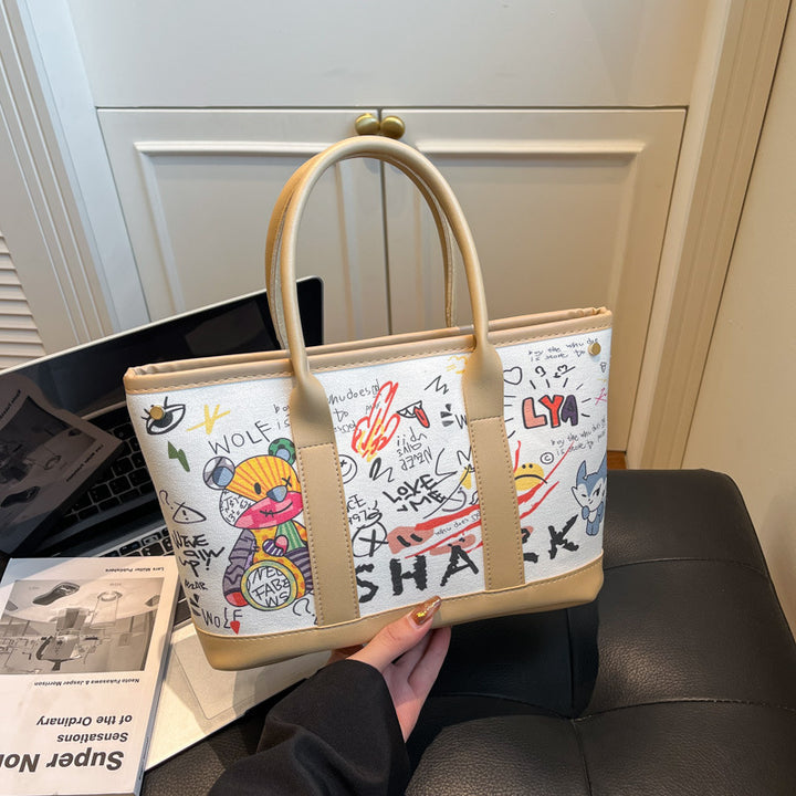 WoPlayful Illustrated Canvas Tote Bag Stornfield