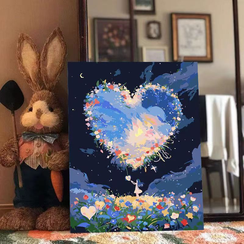Artistic Heart-Themed Canvas Artwork Stornfield