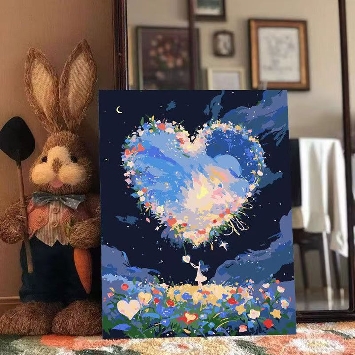 Artistic Heart-Themed Canvas Artwork Stornfield