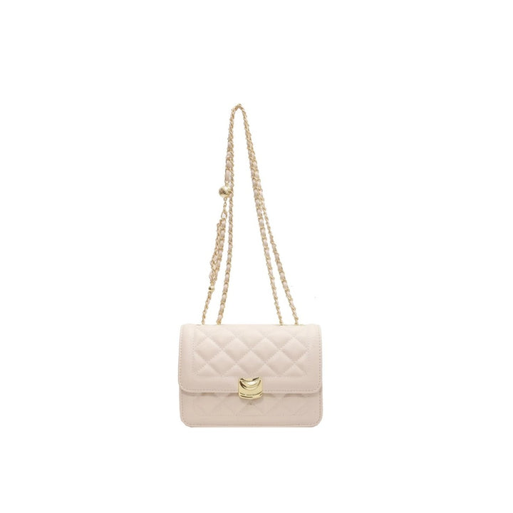 Quilted Chain-Detail Crossbody Purse Stornfield
