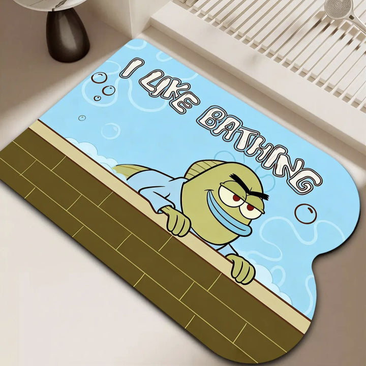 Fun-Themed Bath Mat