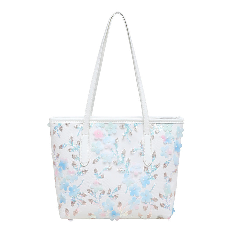WoFloral Embellished Tote Bag Stornfield