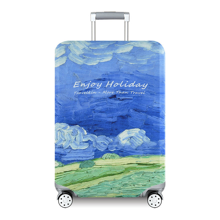 Women's Hard Shell Travel Suitcase with Custom Statement Design Stornfield