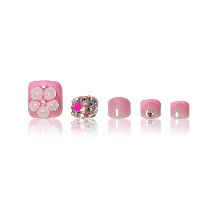 Artistic Floral Press-On Nail Set Stornfield 1787913642
