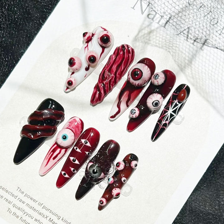Creative Halloween Art Nail Set Stornfield